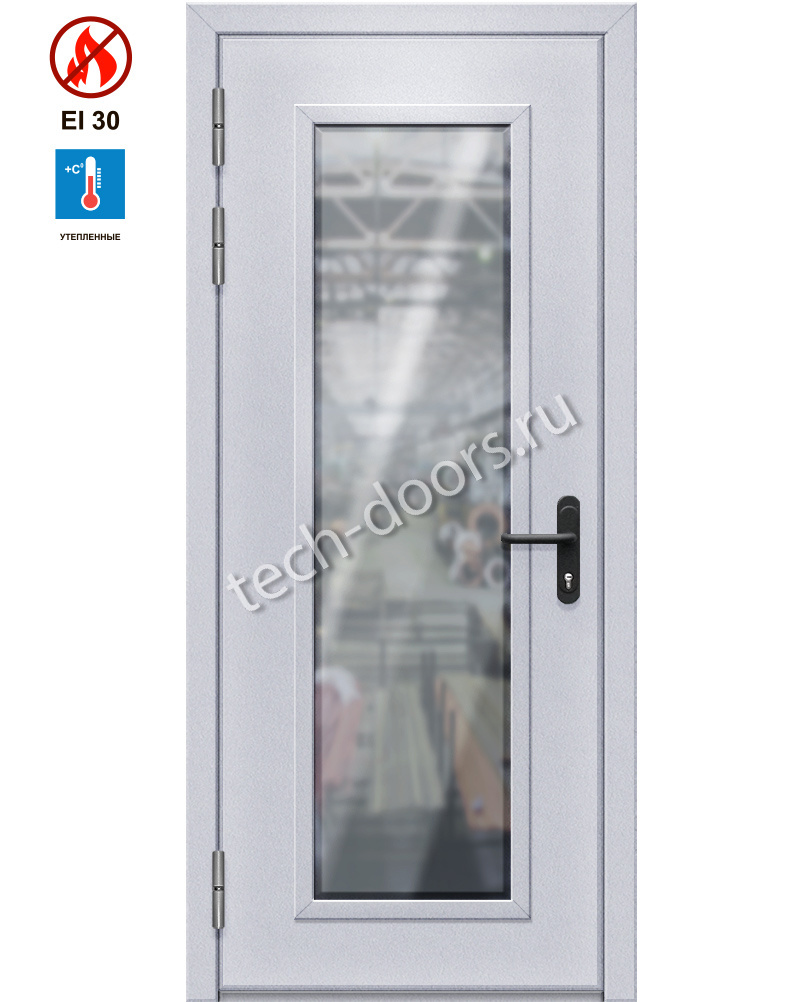 Дверь однопольная противопожарная металлическая 780x2050
